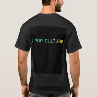 Camiseta de POP-CULTURA - Tipografía de gradiente