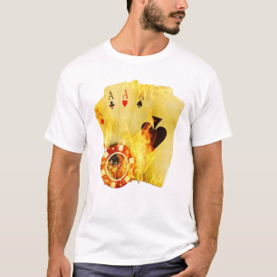 Camiseta de póquer contra incendios