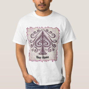 Camiseta de póquer de espadas