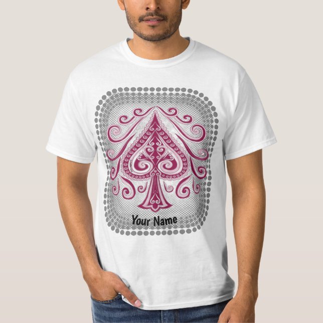 Camiseta de póquer Spades (Anverso)