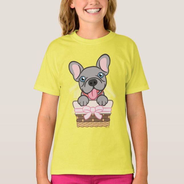 Camiseta de porcino de Bulldog francés (Anverso)