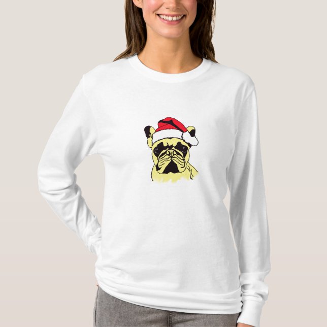 Camiseta de porcino de Bulldog francés (Anverso)