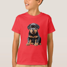 Camiseta de porra de Rottweiler para niños