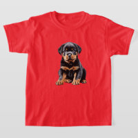 Camiseta de porra de Rottweiler para niños