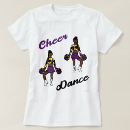 Camiseta de porristas/baile (Camuflaje púrpura)
