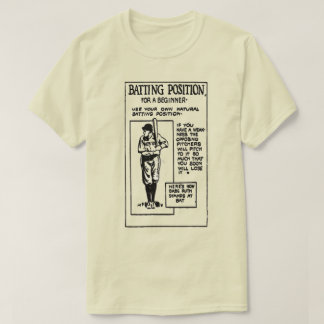 Camiseta de posición de bateo