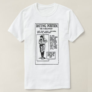Camiseta de posición de bateo