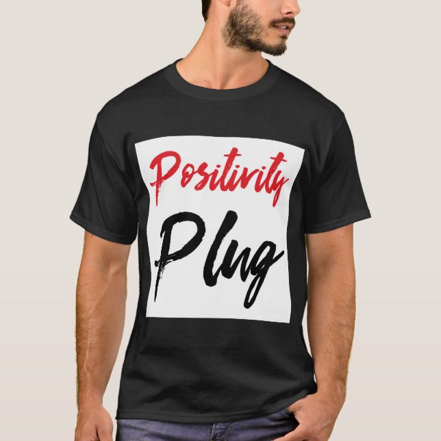 Camiseta de positividad masculina (Anverso)