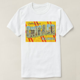 Camiseta de postal retro de Chicago