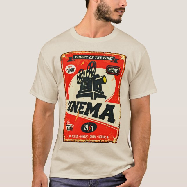 Camiseta de Póster de CINE de los 60 (Anverso)