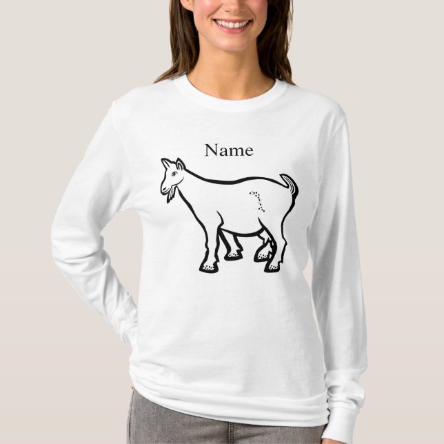 Camiseta de Poster de Goat Animal Thunder_Cove (Anverso)