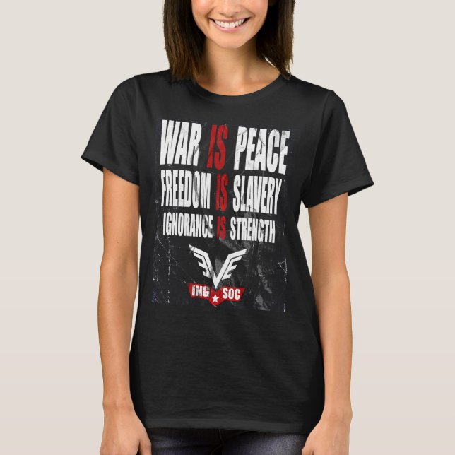 Camiseta de póster de Newspeak de 1984 (mujer) (Anverso)