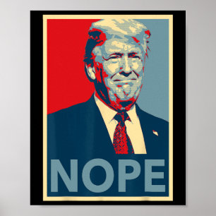 Camiseta de póster Trump Nope - Oma Hope Estilo 86