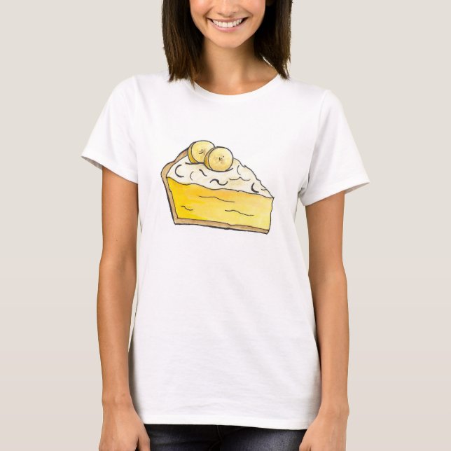 Camiseta de postre de crema de plátano (Anverso)