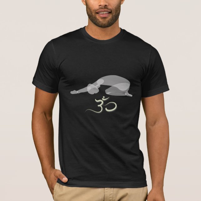 Camiseta de postura de yoga (Anverso)