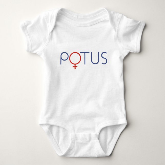 Camiseta de POTUS femenina Señora Presidenta (Anverso)