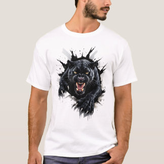 Camiseta de Power Black Panther – Diseño de Animal