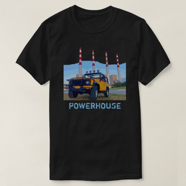 Camiseta de POWERHOUSE (Diseño del anverso)