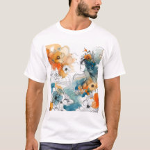 Camiseta de pradera de flores