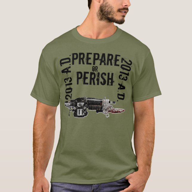 Camiseta de Prepper del zombi (Anverso)