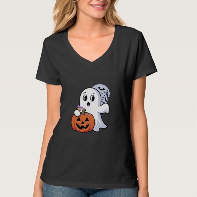 Camiseta de presencia fantasma: la nueva mujer inv (Anverso)