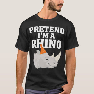 Camiseta de Pretender Ser Un Rinoceronte Perezoso