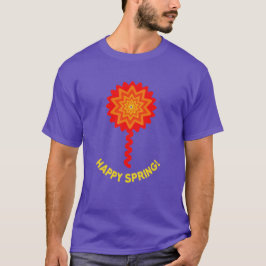 Camiseta de primavera feliz