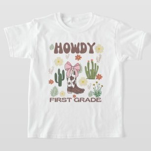 Camiseta de primer grado de Howdy, primera jornada