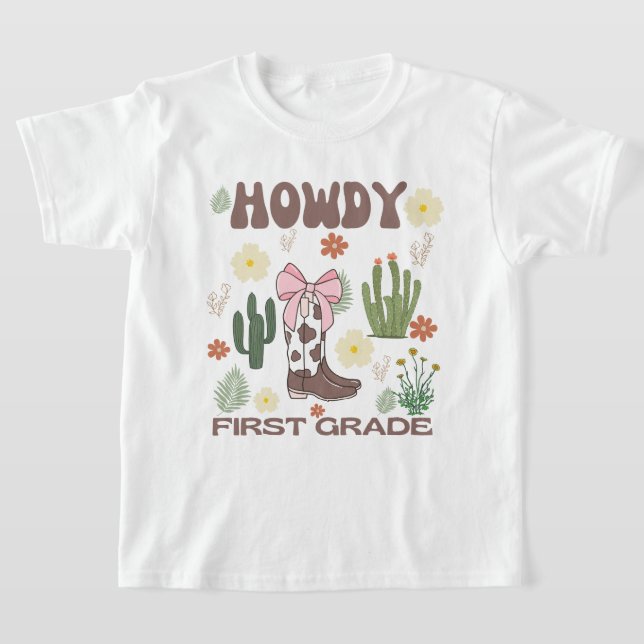 Camiseta de primer grado de Howdy, primera jornada (Distribución)