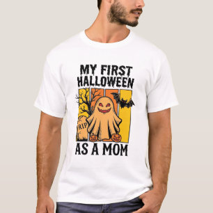 Camiseta de primer Halloween para mamá Diseño de f