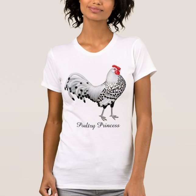 Camiseta de princesa Chicken Ladies de las aves de (Anverso)