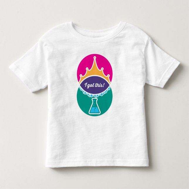 Camiseta de Princesa de la Ciencia (Negrita) para  (Anverso)