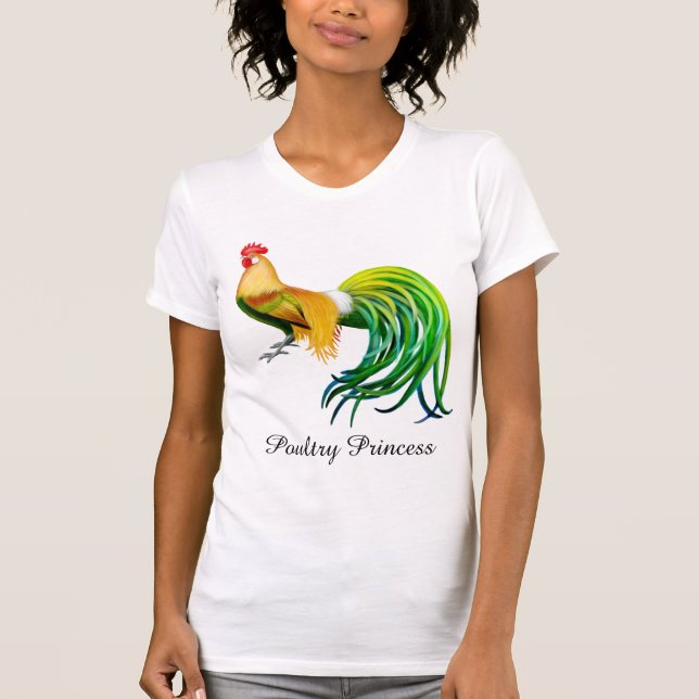Camiseta de princesa Fancy Rooster Ladies de las (Anverso)