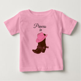 Camiseta de princesa para niños pequeños