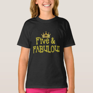 Camiseta de príncipes para 5 años de edad 5º cumpl