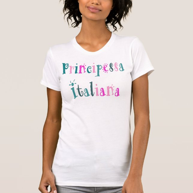 Camiseta de Principessa Italiana (princesa (Anverso)