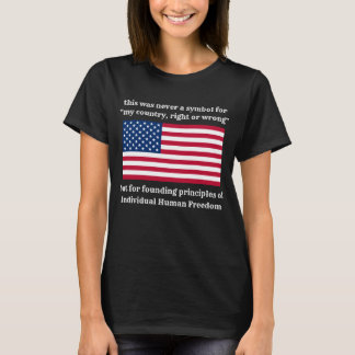 Camiseta de principios fundadores (oscura)