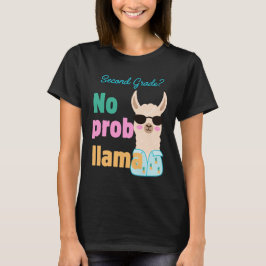 camiseta de prob-llama de segundo grado
