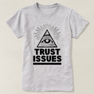 Camiseta de problemas de confianza