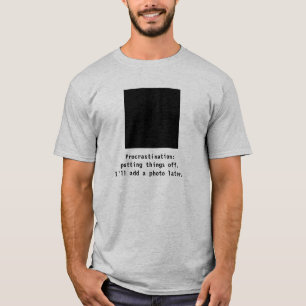 Camiseta de procrastinación