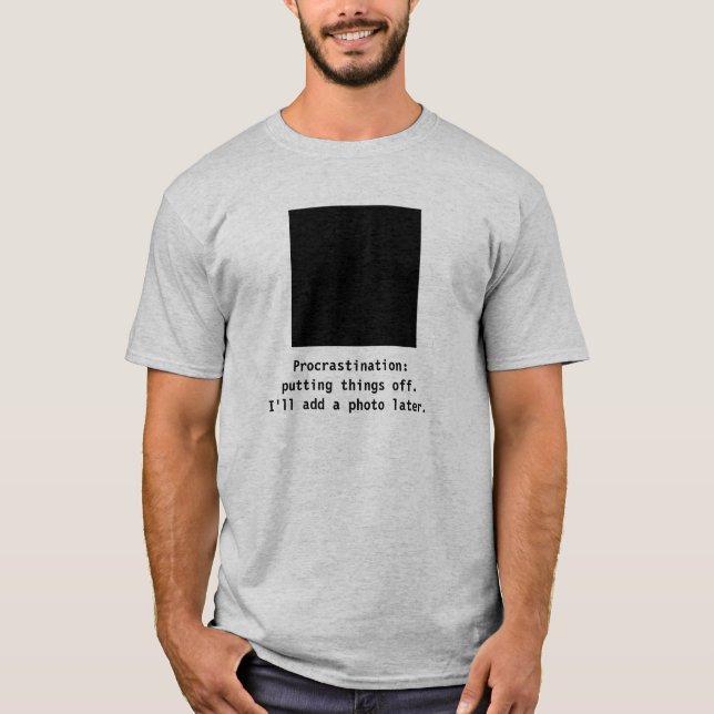 Camiseta de procrastinación (Anverso)