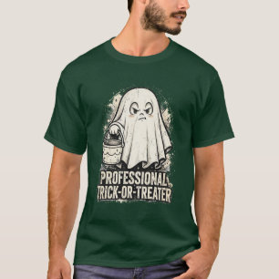 Camiseta de profesional del truco o trato