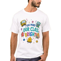 Camiseta de profesor brillante para nuestra clase