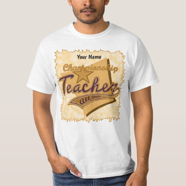Camiseta de Profesor Campeón (Anverso)