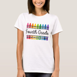 Camiseta de profesor de cuarto grado