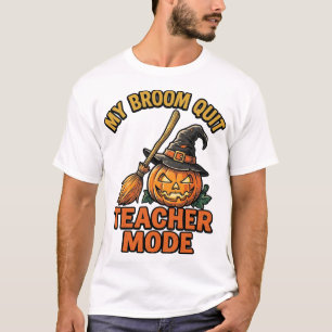 Camiseta de Profesor de Halloween Diseño Divertido