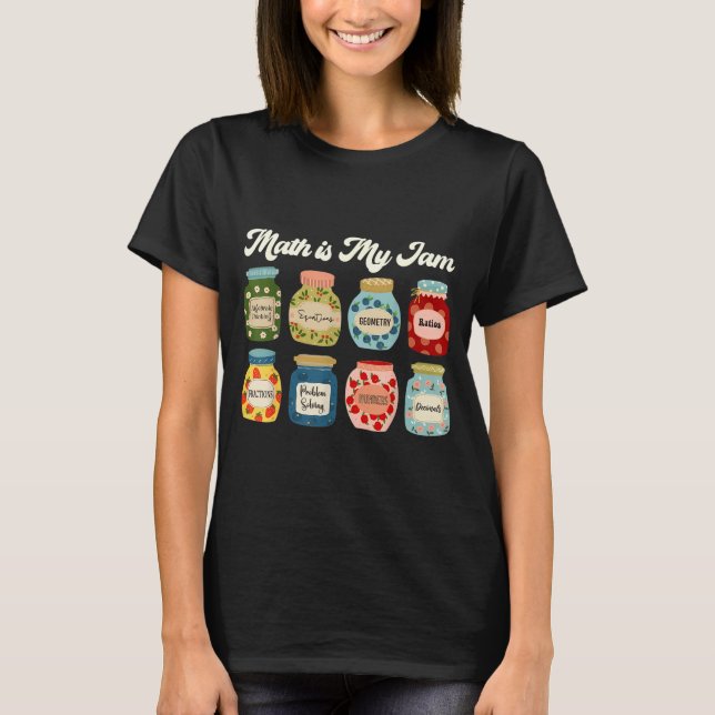 Camiseta de profesor de matemáticas es mi mermelad (Anverso)