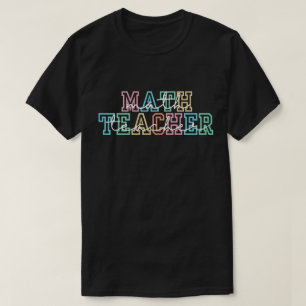 Camiseta de profesor de matemáticas, regalo de pro