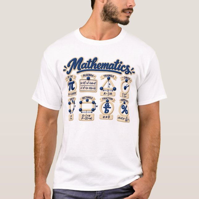 Camiseta de profesor de matemáticas, Tee de profes (Anverso)