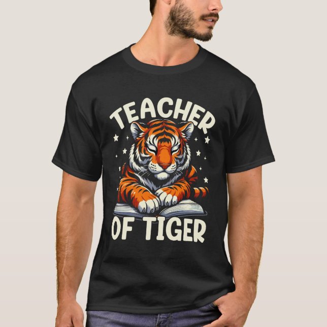 Camiseta de Profesor de Tigres - Abraza tu lado sa (Anverso)